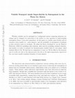 Research paper thumbnail of Volatile Transport Inside Super-Earths by Entrapment in the Water-Ice Matrix