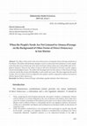 Research paper thumbnail of When the People’s Needs Are Not Listened to: Istanza d’Arengo on the Background of Other Forms of Direct Democracy in San Marino