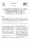 Research paper thumbnail of Functional properties of three common bean (Phaseolus vulgaris) cultivars stored under accelerated conditions followed by extrusion