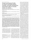 Research paper thumbnail of Partial Leaf Chemical Profiles of a Desert Watermelon Species (Citrullus colocynthis) and Heirloom Watermelon Cultivars (Citrullus lanatus var. lanatus)