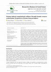 Research paper thumbnail of Strategy-induced organisational resilience through dynamic resource orchestration: Perspectives of former Kenyan bankers