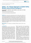 Research paper thumbnail of Safety + AI: A Novel Approach to Update Safety Models using Artificial Intelligence