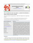 Research paper thumbnail of Use of essential oils from local plants as potential bio-herbicides to deplete Striga hermonthica seedbank