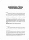 Research paper thumbnail of (Re)organização social, hegemonia e intervenção humanitária: uma visão gramsciana da guerra do Iraque