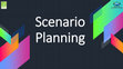 Research paper thumbnail of Scenario Planning