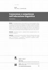 Research paper thumbnail of Conoscenze e competenze nell’educazione linguistica