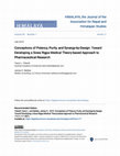 Research paper thumbnail of Conceptions of Potency, Purity, and Synergy-by-Design: Toward Developing a Sowa Rigpa Medical Theory-based Approach to Pharmaceutical Research