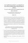 Research paper thumbnail of Las “audiencias activas” y su impacto en las rutinas profesionales del periodismo chileno: el caso de radio Bío Bío tras el megaterremoto de febrero del 2010