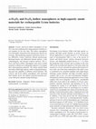 Research paper thumbnail of α-Fe2O3 and Fe3O4 hollow nanospheres as high-capacity anode materials for rechargeable Li-ion batteries