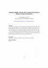 Research paper thumbnail of Banking Stability System: Does it Matter if the Rate of Return is Fixed or Stochastic?