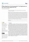 Research paper thumbnail of Could a Retail-Less City Be Sustainable? The Digitalization of the Urban Economy against the City