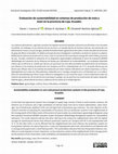 Research paper thumbnail of Evaluación de sustentabilidad en sistemas de producción de maíz y maní en la provincia de Loja, Ecuador