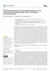 Research paper thumbnail of Constructed Wetlands as Nature-Based Solutions in the Post-COVID Agri-Food Supply Chain: Challenges and Opportunities