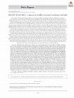 Research paper thumbnail of BRAZIL ROAD-KILL: a data set of wildlife terrestrial vertebrate road-kills