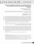 Research paper thumbnail of Proyectos pedagógicos integradores: una alternativa laboral con pertinencia cultural en San Cipriano, Buenaventura, Colombia