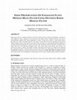 Research paper thumbnail of Edge Preservation of Enhanced Fuzzy Median Mean Filter Using Decision Based Median Filter