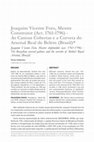 Research paper thumbnail of Joaquim Vicente Foro, Mestre Construtor (Act. 1761-1796) - As Canoas Cobertas e a Corveta do Arsenal Real de Belém (Brasil)