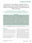 Research paper thumbnail of Docetaxel Vs. Vinorelbine in Elderly Patients With Advanced Non–Small-Cell Lung Cancer: A Hellenic Oncology Research Group Randomized Phase III Study