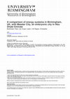 Research paper thumbnail of A comparison of energy systems in Birmingham, UK, with Masdar City, an embryonic city in Abu Dhabi Emirate