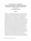 Research paper thumbnail of Mista, Are You in a Good Mood?": Stylization and Crossing as an Affiliative Resource for Building Rapport in Classroom Interaction