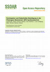 Research paper thumbnail of Partizipation und Stakeholder-Beteiligung in der Pilotregion Mostviertel: WP3 Synthesebericht