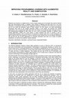 Research paper thumbnail of Improving Programming Learning with Augmented Reality and Gamification