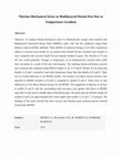 Research paper thumbnail of Thermo-Mechanical Stress in Multilayered Dental Post Due to Temperature Gradient