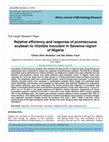 Research paper thumbnail of Relative efficiency and response of promiscuous soybean to rhizobia inoculant in Savanna region of Nigeria