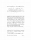 Research paper thumbnail of Human–agent teamwork in dynamic environments