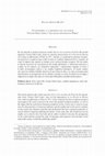 Research paper thumbnail of Un pasaporte a la república de las letras: Vicente Fidel López y Les races aryennes du Pérou