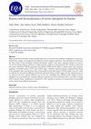 Research paper thumbnail of Kinetics and Thermodynamics of Nitrate Adsorption by Biochar