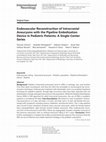 Research paper thumbnail of Endovascular reconstruction of intracranial arteries by stent placement and combined techniques