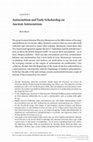 Research paper thumbnail of Antisemitism and Early Scholarship on Ancient Antisemitism