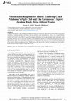 Research paper thumbnail of Violence as a Response for Illness: Exploring Chuck Palahniuk’s Fight Club and Eka Kurniawan’s Seperti Dendam Rindu Harus Dibayar Tuntas