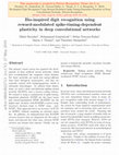 Research paper thumbnail of Bio-Inspired Digit Recognition Using Reward-Modulated Spike-Timing-Dependent Plasticity in Deep Convolutional Networks