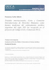 Research paper thumbnail of Tratados internacionales, Corte y Comisión Interamericana de Derechos Humanos como fuentes modernas del ordenamiento jurídico argentino del siglo XXI (su recepción en el proyecto de Código Civil y Comercial 2012)