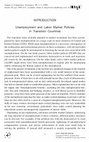 Research paper thumbnail of Unemployment and Labor Market Policies in Transition Countries