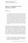 Research paper thumbnail of Spinoza’s Arguments for the Existence of God