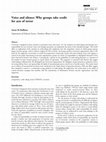 Research paper thumbnail of Voice and silence: Why groups take credit for acts of terror