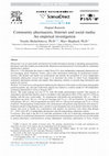 Research paper thumbnail of Community pharmacists, Internet and social media: An empirical investigation