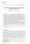 Research paper thumbnail of Freedom of Information and Personal Confidentiality in Spatial COVID-19 Data