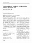 Research paper thumbnail of Remote Sensing and GIS Techniques for Selecting a Sustainable Scenario for Lake Koronia, Greece