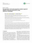 Research paper thumbnail of New generation CAD-CAM materials for implant-supported definitive frameworks fabricated by using subtractive technologies