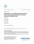 Research paper thumbnail of Paper Session I-D - An Interdisciplinary Student Payload to Perform Space Based Remote Sensing and to Measure Microgravity and Radiation Effects