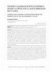 Research paper thumbnail of Género y globalización económica desde la óptica de la sostenibilidad de la vida