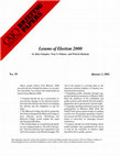 Research paper thumbnail of Lessons of Election 2000