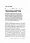 Research paper thumbnail of Hanswurst and Herr Ich: Subjection and Abjection in Enlightenment Censorship of the Comic Figure