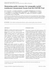 Research paper thumbnail of Maintaining quality assurance for sonographic nuchal translucency measurement: lessons from the FASTER Trial