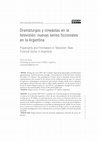 Research paper thumbnail of Dramaturgos y cineastas en la televisión: nuevas series ficcionales en la Argentina