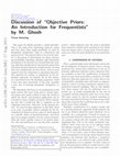 Research paper thumbnail of Discussion of "Objective Priors: An Introduction for Frequentists" by M. Ghosh